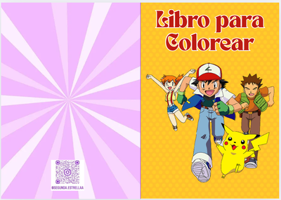 Libro para Colorear en PDF Pokemon