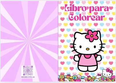 Libro para Colorear en PDF Hello Kitty