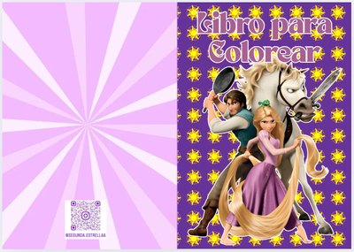 Libro para Colorear en PDF Rapunzel