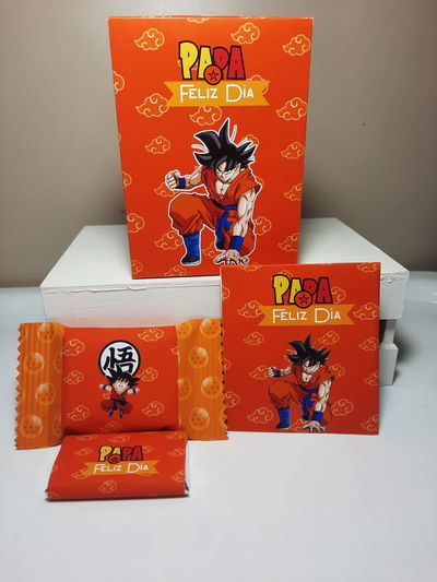 Archivo en PDF/ Kit Caja Cereal Dragon Ball - Dia del padre 