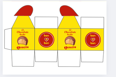 🍫 Cajita con Cierre Corazón – Pack de Diseños Temáticos- PDF