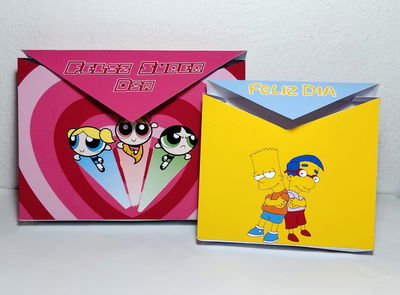 Box tipo sobre x 2 Diseños - no editables
