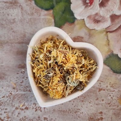 Flor de calendula seca