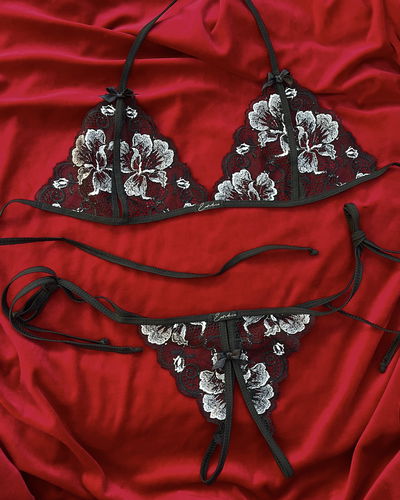 Conjunto erótico Rose