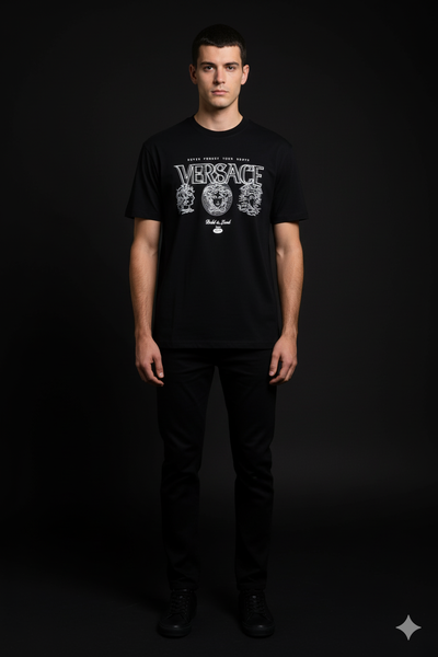 CAMISETA VERSACE NEGRA