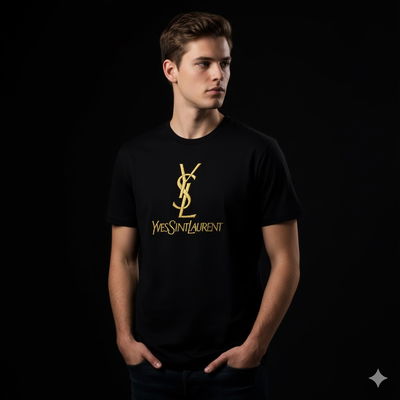 CAMISETA YSL BRILLOS