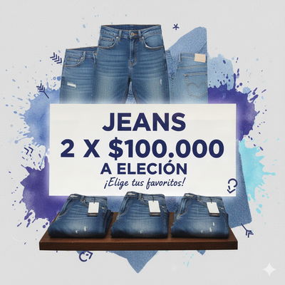 JEANS 2 X $100.000