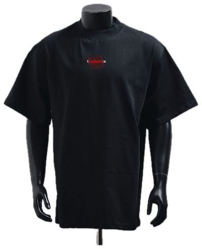CAMISETA BALENCIAGA TAPE RED NEGRA