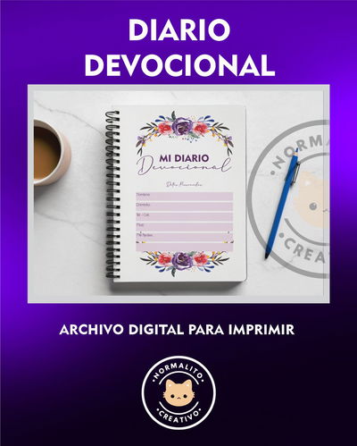 DIARIO DEVOCIONAL "FLORES VIOLETAS"