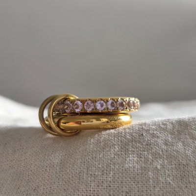 Anillo Moscú Rosa