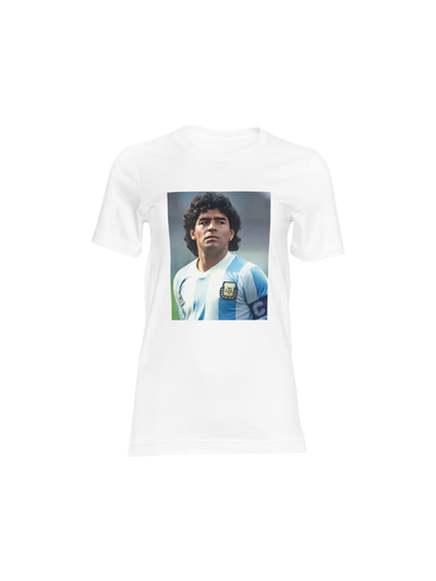Maradona de frente - Estampa a color