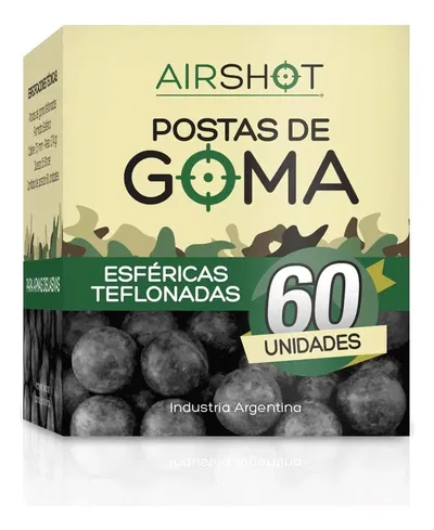 Postas de Goma Teflonadas Cal.: 17,5 mm AIRSHOT 