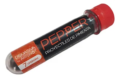 Proyectiles AIRSHOT Pepper ( IRRITANTE ) x 7 un.