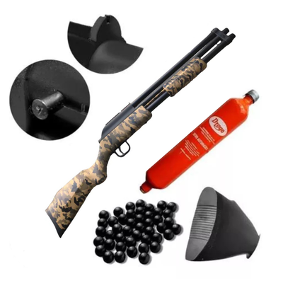 Escopeta Disuasiva® D940 By Airshot® Postas De Goma Defensa