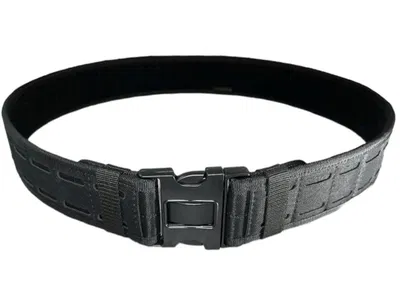 Cinturón Molle Laser Cut Hebilla Triple Seguridad 