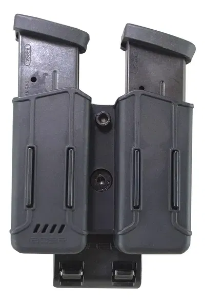 Portacargador Polimero Tactico Doble Boer P/ Bersa Bp 9