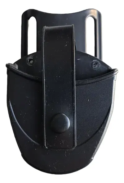 Porta Esposas Táctico Universal De Polimero Color Negro