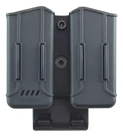 Porta Cargador Doble Táctico Polimero Apto Molle Universal