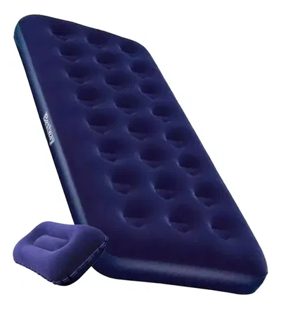 Colchon + Almohada Inflable 1 Plaza Bestway 