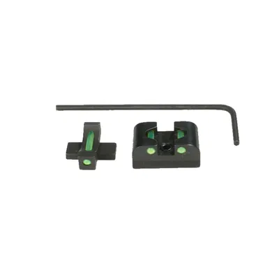 Miras De Fibra Optica Para Bersa TPR Verde