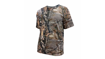 Remera Manga Corta Camuflada Bosque 100 % Algodón Forest