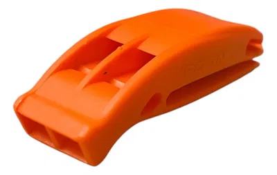 Silbato Nautico Reglamentario PNA Con Soporte Naranja