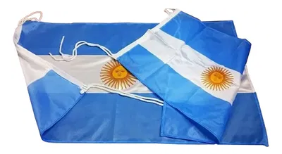 Bandera Argentina Nautica Reglamentaria PNA Con Sol 30x40 Cm