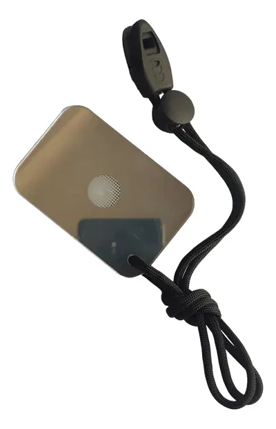 Espejo De Señales Con Silbato Supervivencia Camping Nautica