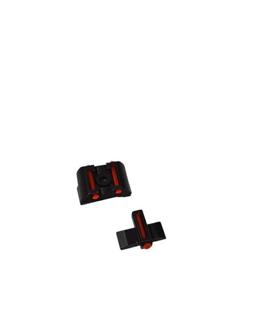 Juego Alza Y Guion Mira Fibra Optica Roja Bersa Thunder 380