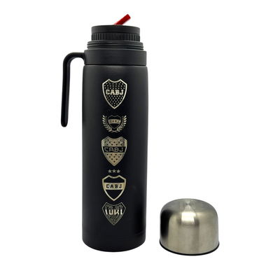 TERMO MEDIA MANIJA BLACK PERSONALIZADO LASER 1LT
