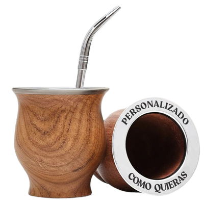 MATE CAMIONERO ALGARROBO PERSONALIZADO