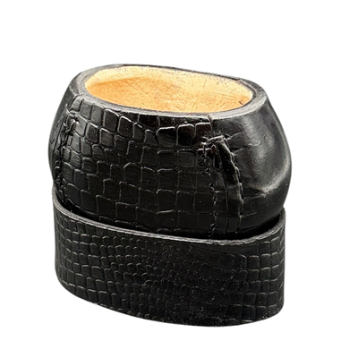 MATE GALLETA EN CUERO