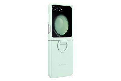 Galaxy Z flip5 SILICONE CASE WITH RING 