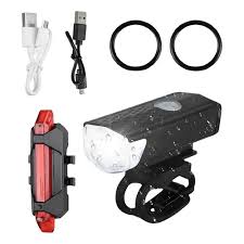 PAR DE LUCES DEL Y TRAS CARGA USB 350 LUM