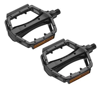 PEDAL PLATAFORMA NECO DE ALUMINIO NEGROS 9/16