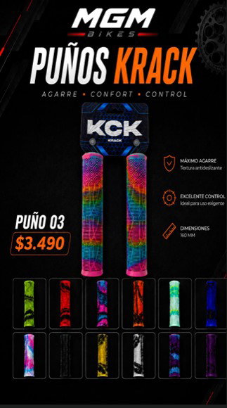 PUÑOS STUNT COLORES KRACK