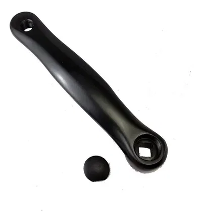 PALANCA IZQUIERDA ALUMINIO 170MM NEGRA