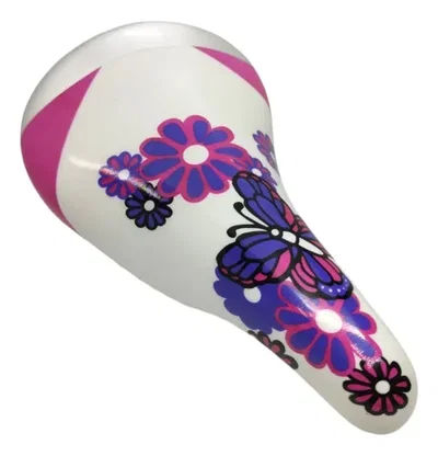 ASIENTO CROSS R 20 NENA BLANCO CON FLORES