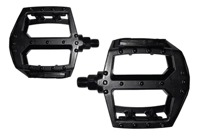 PEDALES 1/2 PLATAFORMA ALUMINIO NEGROS 
