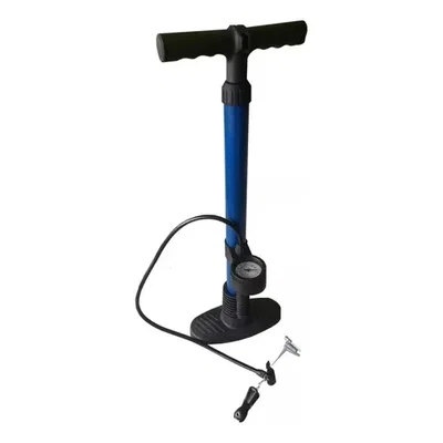 INFLADOR DE PIE ACERO/PVC ALTA PRESION 120PSI CON ADAPTADORES