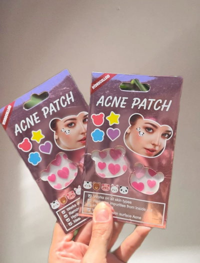 Parche para acné con formas 