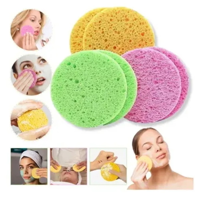 Esponja de celulosa para limpieza facial 