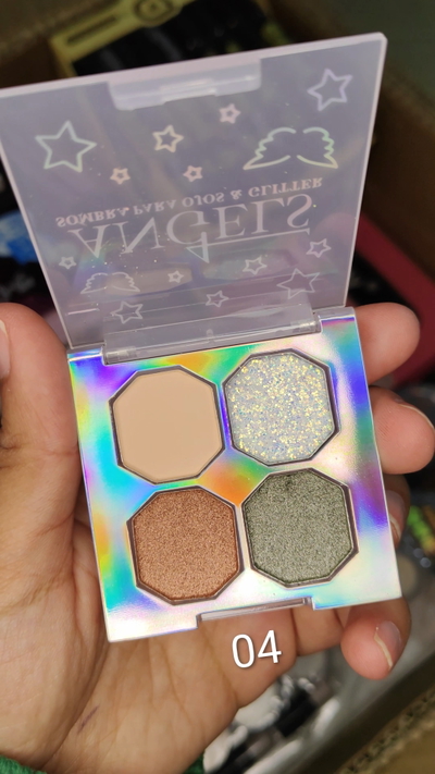 Sombra de ojos 4 tonos 