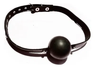 Mordaza de cuero con Pelota 