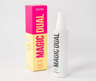 Gel Para Masajes Y Lubricante Magic Dual - Caramelo 100ml