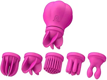 Vibrador Con Accesorios Estimulantes