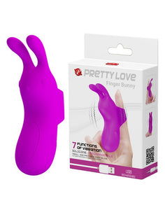 Vibrador de dedo para estimulacion vaginal y carga USB