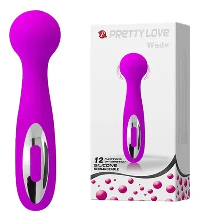 Estimulador vaginal con carga USB y 12 funciones de vibracion