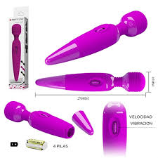 Masajeador vibrador microfono de velocidad regulable