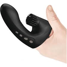 Funda De Dedo Con Vibracion, Rotacion Y Carga USB